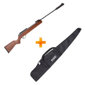 Carabina de Pressão Black Hawk Wood Edition Nitro Madeira 4.5mm – Artemis + Capa