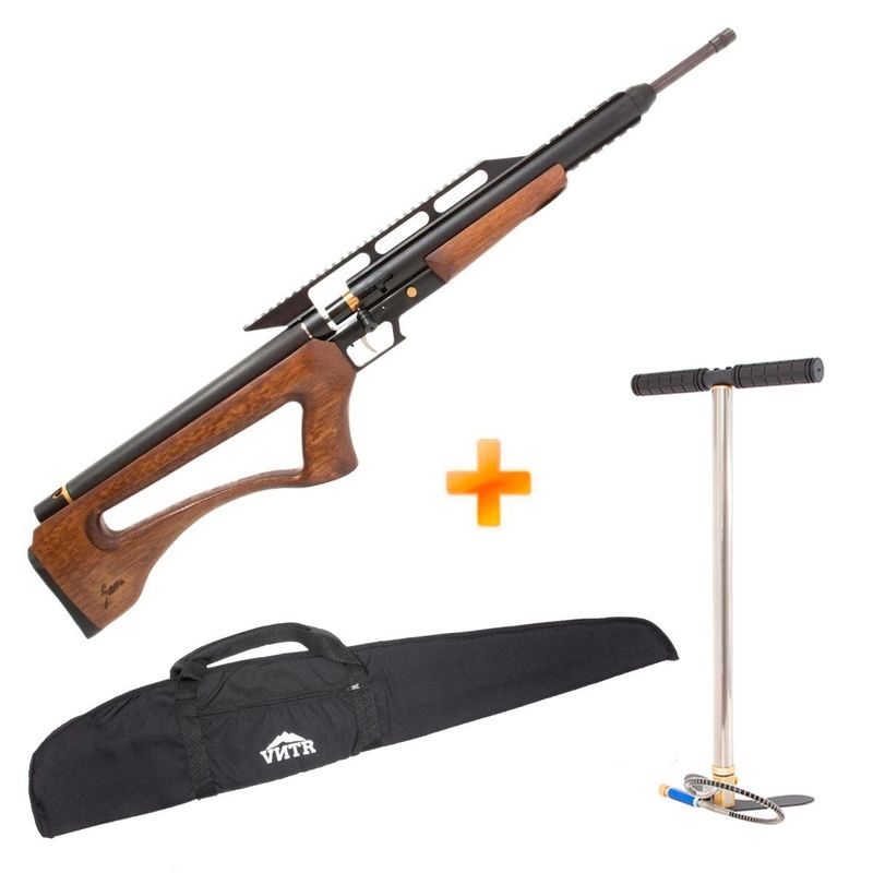 carabina-de-pressao-pcp-hunter-wood-ultra-power-5-5mm-fiora-bomba-manual-capa-z11
