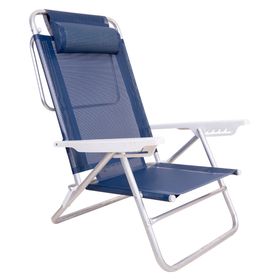 Cadeira Summer com Almofada Azul - Mor