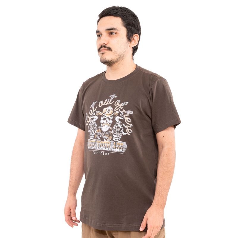 camiseta-t-shirt-masculina-concept-get-out-marrom-invictus-z2