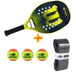 raquete-beach-tennis-force-wilson-3-bolas-premium-overgrip-premium-mormaii-z1