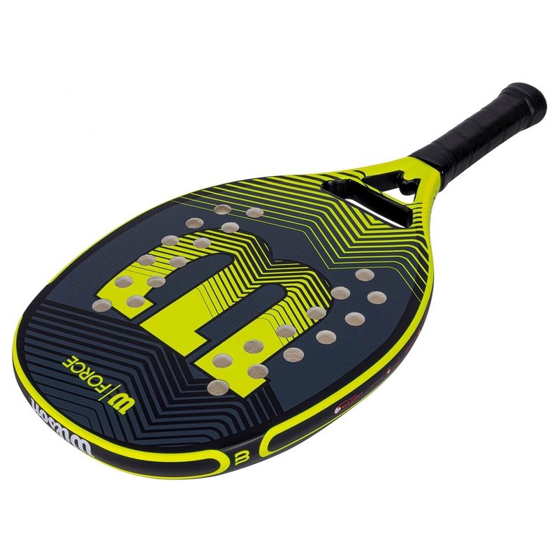 raquete-beach-tennis-force-wilson-3-bolas-premium-overgrip-premium-mormaii-z3