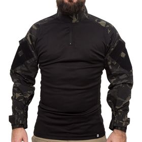 Camisa Tática Raptor Camuflada Multicam Black - Invictus