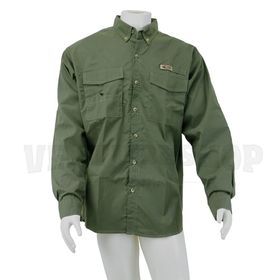 Camisa para Pesca Manga Longa Cardume Siena proteção UV - Verde Musgo