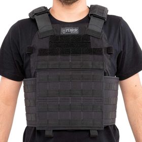 Colete Plate Carrier Fenrir 1 Preto – Warfare