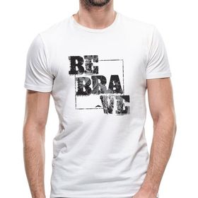 Camiseta Tática Be Brave Branca - VNTR