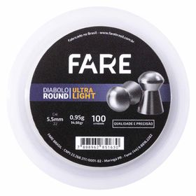 Chumbinho Diabolo Fare Ultra Light 5.5mm - 100 unidades