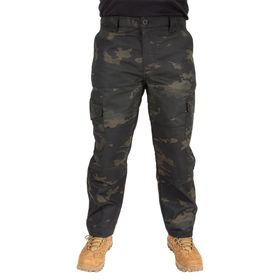 Calça Tática 6 Bolsos Multicam Black Ripstop - Safo