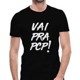 Camiseta Tiro Esportivo Preta Vai Pra PCP - VNTR