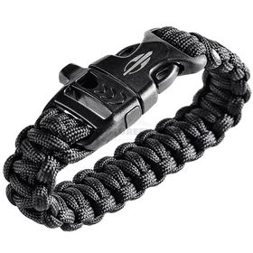 Pulseira Survival P Grafite que se transforma em corda - Mormaii