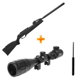 Carabina de Pressão Gamo Replay 10 Maxxim 5.5mm com Gás Ram + Luneta Precision