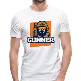 Camiseta Tática Airsoft Gunner Branca – VNTR