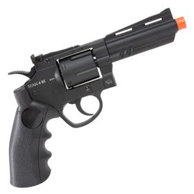 Revolver de Airsoft CO2 QGK TITAN 4 BK Full Metal - QGK