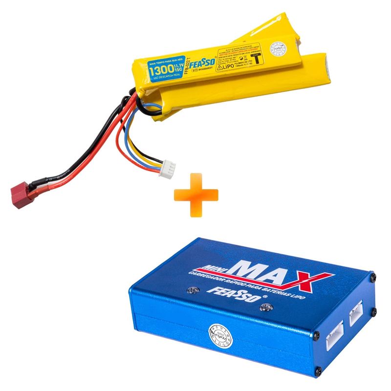 kit-bateria-para-airsoft-lipo-1300mah-11-1v-3s-3-packs-15c-plug-t-carregador-baterias-mini-max-lipo-bivolt-feasso-z1