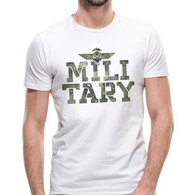 Camiseta Tática Military Branca - VNTR
