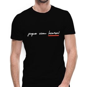 Camiseta Tática Jogue com Honra Preta - VNTR