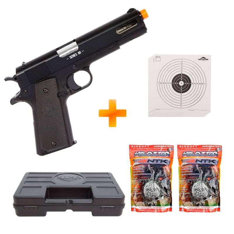 pistola-de-airsoft-colt-m1911-a1-slide-metal-cybergun-maleta-bb-s-alvos-z1