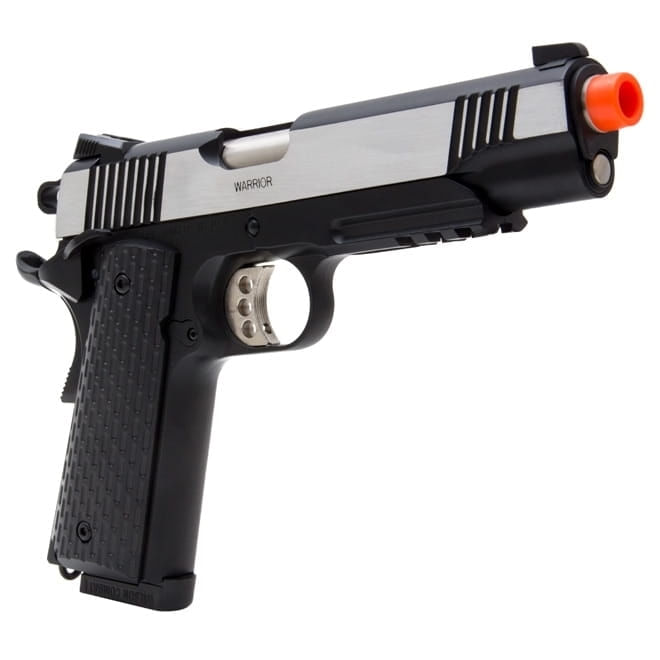 pistola-de-airsoft-a-gas-gbb-green-gas-r28-m1911-warrior-black-silver-com-blowback-l3