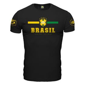 Camiseta Brasil Copa do Mundo Catar 2022 Preta - Team Six