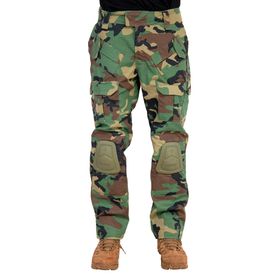 Calça com Joelheira Ripstop Mod F6-4 Woodland - For Honor