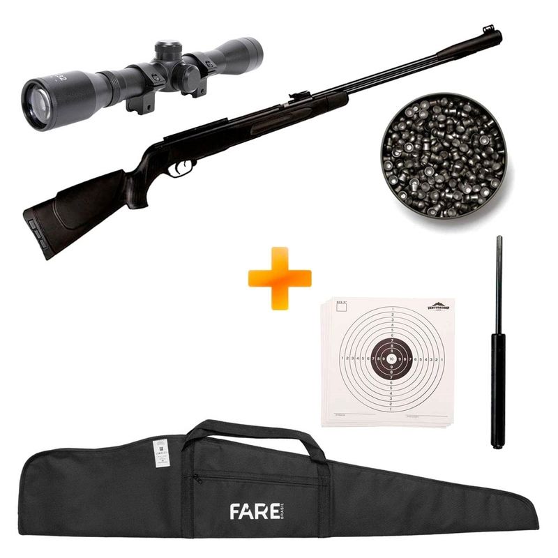 carabina-de-pressao-gamo-cfx-5-5mm-com-gas-ram-capa-luneta-chumbinho-alvos-z21