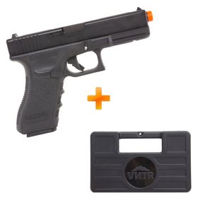 Pistola de Airsoft a Gás GBB Green Gas G18C Blowback 6.0mm – KSC-KWA + Case