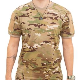 Camiseta T-Shirt Army Camuflada Multicam - Invictus