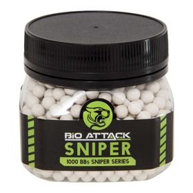 BBs para Airsoft Sniper Series 0.36g 1000un - Bio Attack