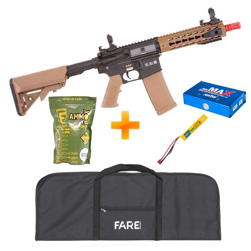 rifle-de-airsoft-m4-carbine-ris-sa-c08-half-black-tan-linha-core-c-serie-specna-arms-capa-bateria-carregador-bb-s-z18