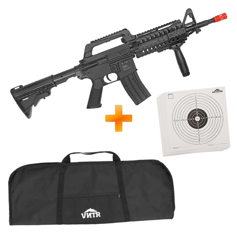 rifle-m4-spring-airsoft-crosman-stinger-r37-mola-6mm-capa-alvos-z1