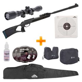 Carabina de Pressão Roadster IGT 10X GEN2 5.5mm + Luneta + Sand Bag + Chumbinho + Alvos
