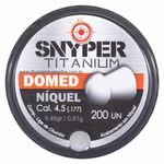 kit-5-chumbinho-snyper-titanium-domed-niquel-4-5mm-1000un--z2