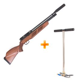 Carabina de Pressão PCP Gamo Coyote Whisper Madeira 5.5mm + BOMBA
