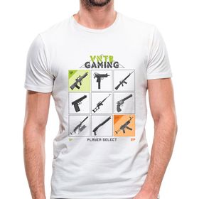 Camiseta Airsoft Player Select Branca - VNTR