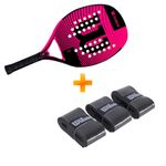 raquete-beach-tennis-fusion-pink-overgrip-ultra-wrap-wilson-z1