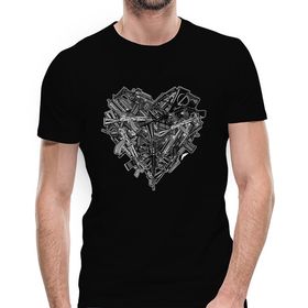 Camiseta Tática Coração Armado Preta - VNTR