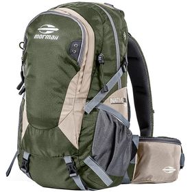 Mochila Cargueira Mormaii Native 30Litros para Camping - Verde e Bege