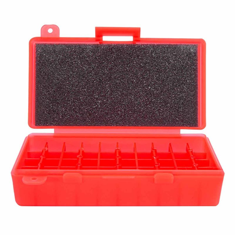 caixa-de-municao-ammo-box-50un-cal-40-45-vermelha-shotgun-z5