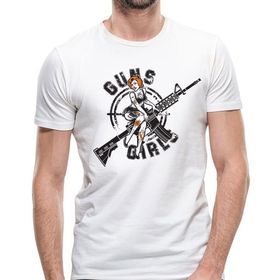 Camiseta M4 Guns & Girls Branca – VNTR