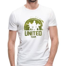 Camiseta Airsoft United Team Branca - VNTR