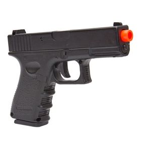 Pistola de Airsoft G15+ Full Metal Spring com Coldre e Maleta