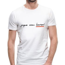 Camiseta Tática Jogue com Honra Branca - VNTR