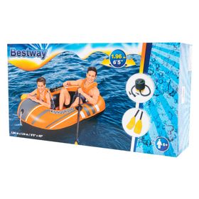 Bote Inflável Hydro Force Kondor 2000 + Remos + Bomba - Bestway