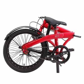 [USADO] Bicicleta Dobrável Aro 20” Durban Eco Vermelha com Quadro em Aço e 1 Marcha