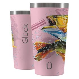 Copo Térmico Sleek Future Dourado Salmon 473ml - Glück