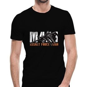 Camiseta Airsoft Preta M4A1 - VNTR