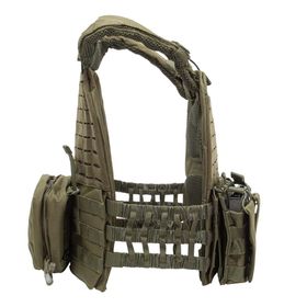 Colete Tático Modular TEC Plate Carrier Verde - EVO