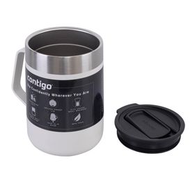 Caneca Térmica Contigo 414ml Branca com Tampa - Coleman