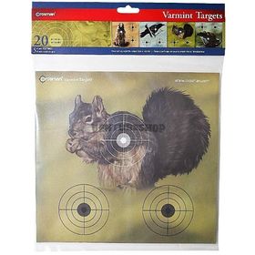 Alvo de papel Crosman 25x23 - Carabina e Airsoft (20PCS)