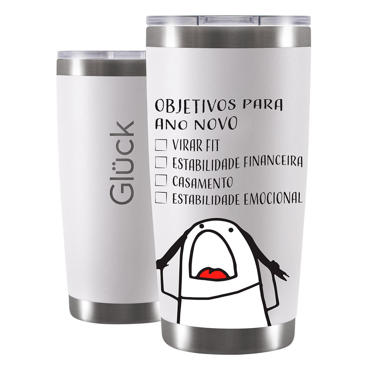 Copo Térmico Lucky Future Objetivos 591ml - Glück